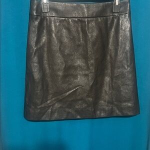 J. Crew Shimmering Black Pencil Skirt